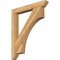Ekena Millwork Westlake Slat Rough Sawn Bracket, Western Red Cedar, 4"W x 34"D x 40"H BKT04X34X40WTL06RWR - alternate 1